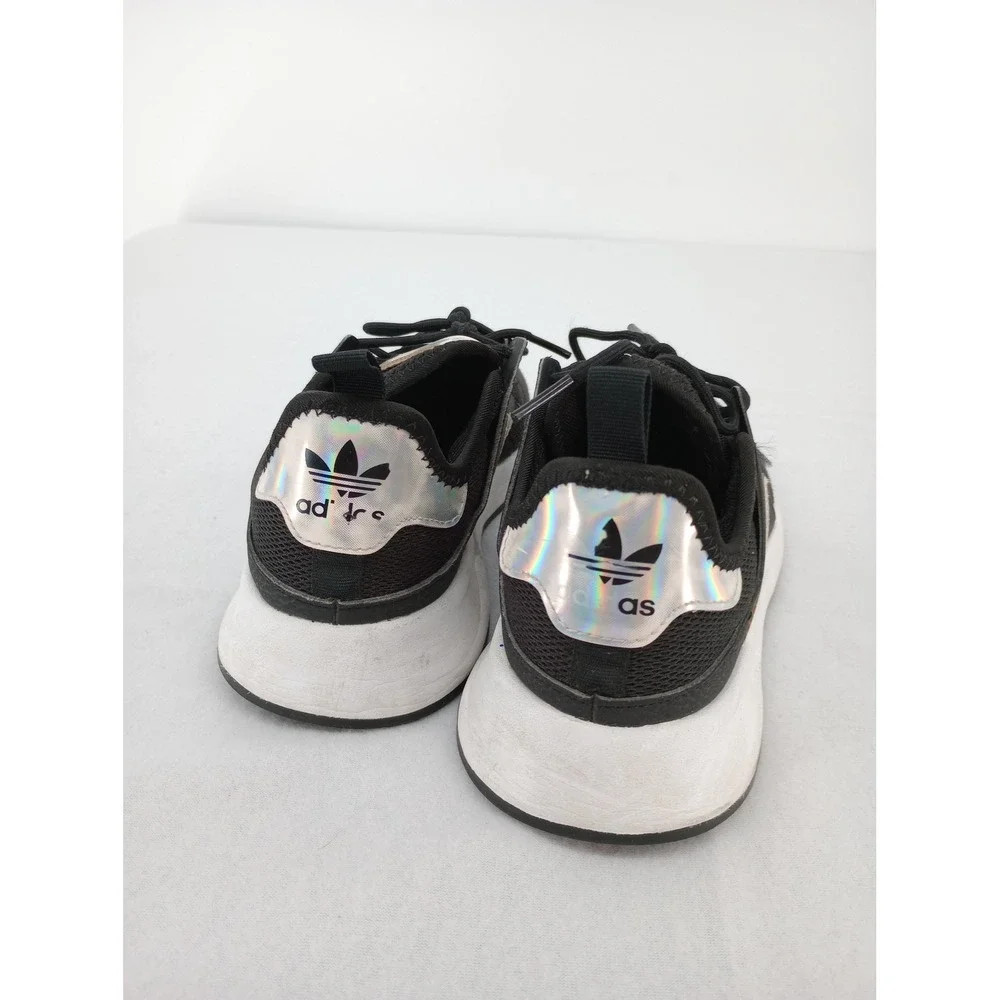 Adidas Ortholite Black & Iridescent Tennis shoes Girls Size 3.5 Youth